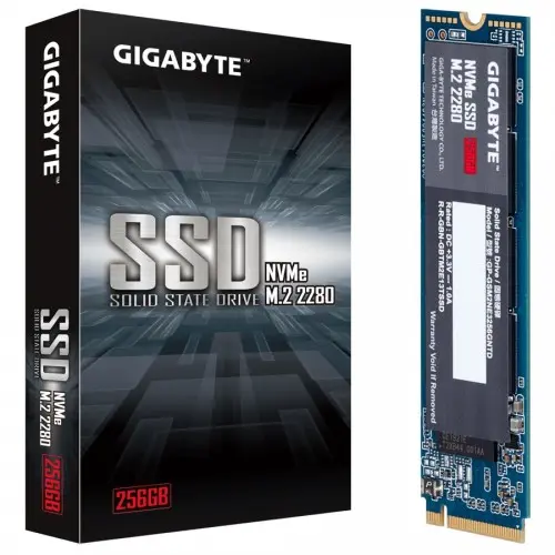 GIGABYTE 256GB NVMe M.2 SSD 