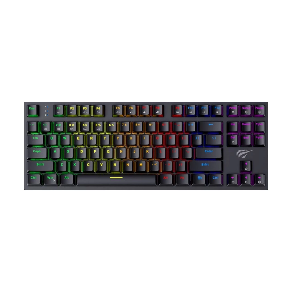 HAVIT HV-KB869L USB Black Multi Function Backlit Gaming Keyboard