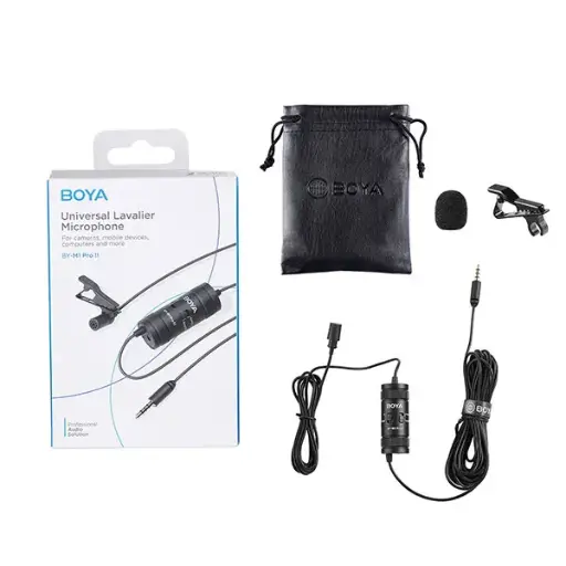 [0000081] Boya BY-M1 Pro II 3.5mm Lavalier Microphone 