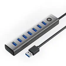 [0011757] ORICO USB Hub cl7u-u3-05-gy-bp
