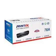 PRINTEX 76A/58A WITH CHIP LASER PRINTER TONER BLACK