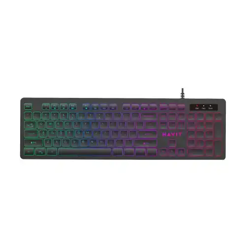 [0000802] HAVIT KB660L USB Multi-function Backlit Keyboard
