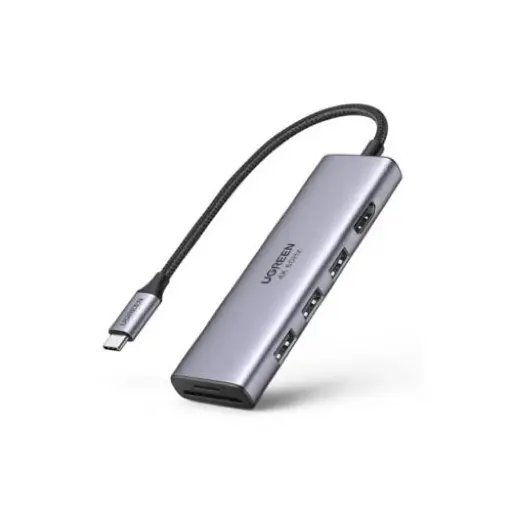 [0011936] UGREEN USB-C 6IN1 4K@60HZ MULTIFUNCTION HUB (20954)