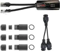 POE COMBINER SPLITTER (2 BY 1 & 1 BY 2)