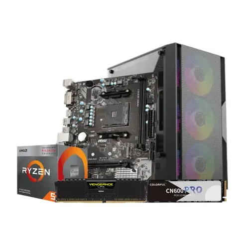AMD Ryzen 5 3400G Processor Gaming Desktop PC