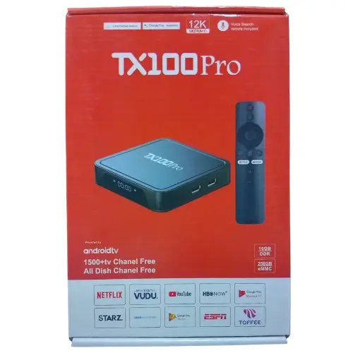 [0012093] TX100 Pro 24K Ultra HD Android TV Box