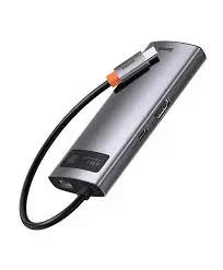 BASEUS 6 IN ONE TYPE-C HUB DOCKING STATION