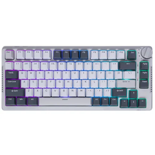 [0012405] Royal Kludge RK H81 RGB Tri-Mode Hot-Swappable Cyan Switch Mechanical Keyboard