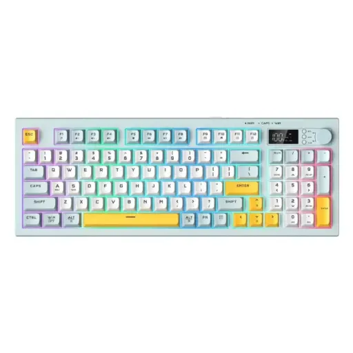 [0012468] Onikuma G80 94 Keys Tri-Mode Wireless Membrane Keyboard