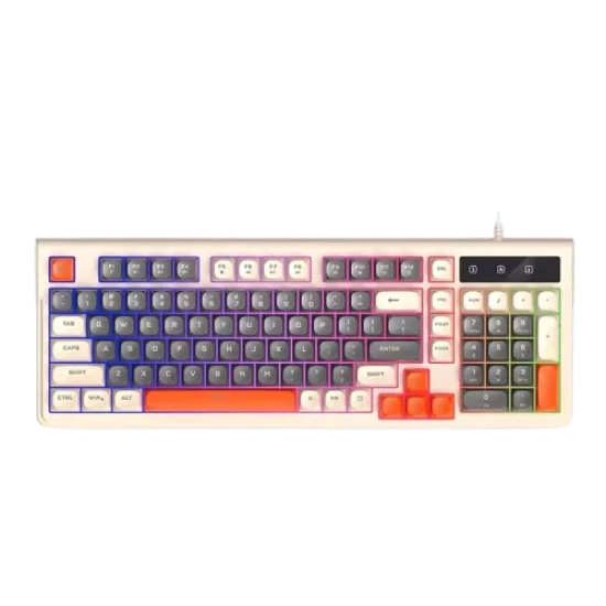 T-WOLF T13 Mixed Color Keycaps Gaming Keyboard 