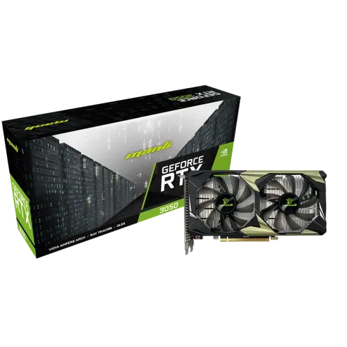 [0008908] Manli GeForce RTX 3050 6GB Nebula Twin GDDR6 Graphics Card