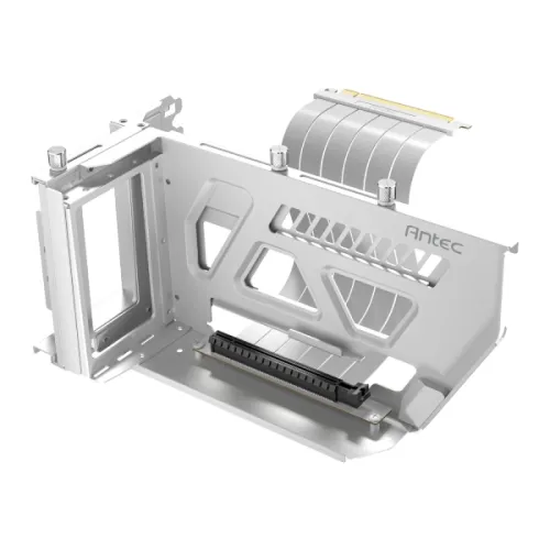 [0012509] Antec SHIFT White Vertical GPU Bracket With PCI-E 4.0 Riser Cable 