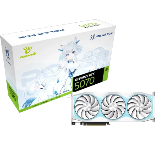[0012530] Manli Polar Fox V2 GeForce RTX 5070 OC 12GB GDDR7 Graphics Card