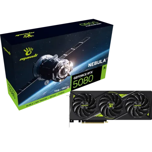 [0008922] Manli Nebula GeForce RTX 5080 16GB GDDR7 Graphics Card