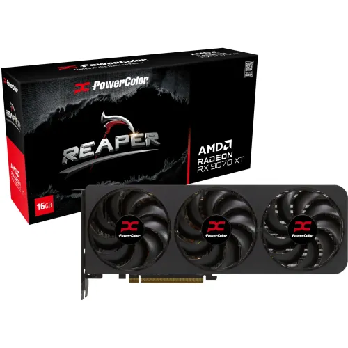 PowerColor Reaper AMD Radeon RX 9070 16GB GDDR6 Graphics Card