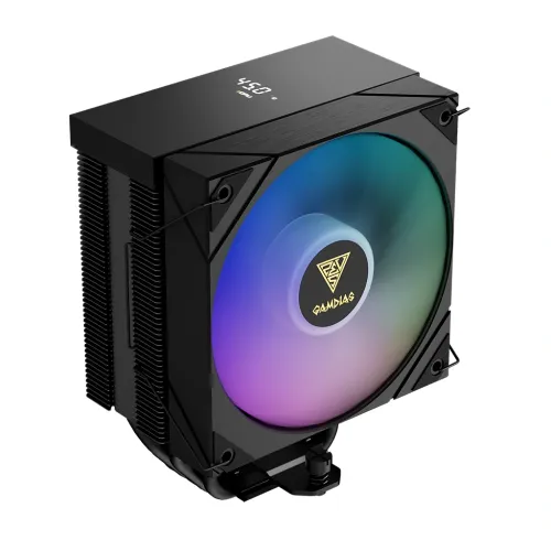 [0012734] Gamdias BOREAS M2-51D ARGB Digital Display Single Tower Air CPU Cooler 
