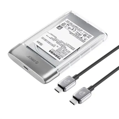 ORICO TX25C3-GY 2.5 inch Type-C Transparent Enclosure 