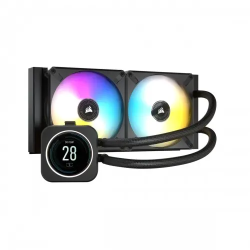[0012863] Corsair iCUE H100i ELITE LCD Display 240mm Liquid CPU Cooler 