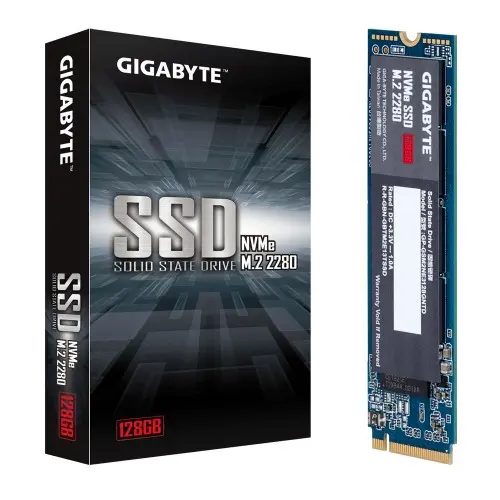 [0000892] GIGABYTE 128GB M.2 2280 PCIe 3.0x2 NVMe SSD