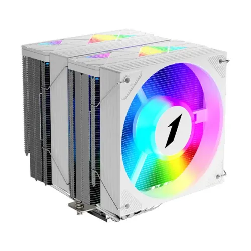 1STPLAYER CRYO CY12LD White ARGB Dual Tower Air CPU Cooler 