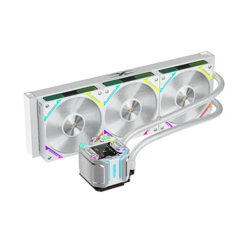 1STPLAYER X-360 ARGB Liquid CPU Cooler White 