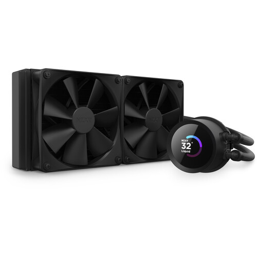 [0012937] NZXT Kraken 240 240mm AIO Liquid CPU Cooler with LCD Display 