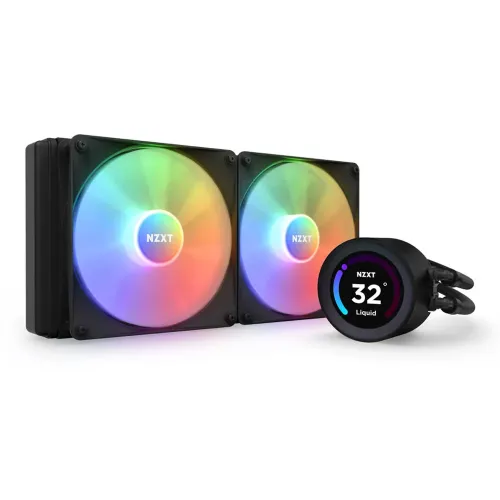 [0012944] NZXT Kraken Elite 240 RGB 240mm AIO Liquid CPU Cooler with LCD Display 