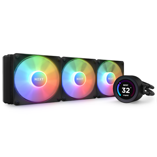 NZXT Kraken Elite 360 RGB 360mm AIO Liquid CPU Cooler with LCD Display 