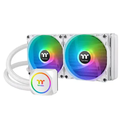 [0012993] Thermaltake TH240 ARGB Sync Snow Edition AIO Liquid Cooler 