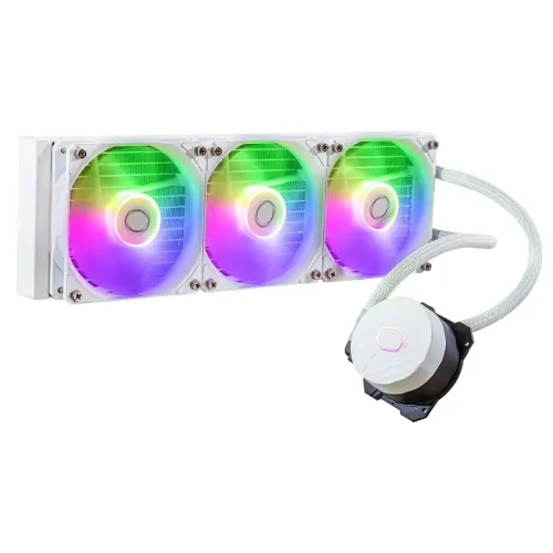[0013013] Cooler Master MASTERLIQUID 360L CORE ARGB WHITE CPU Liquid Cooler 