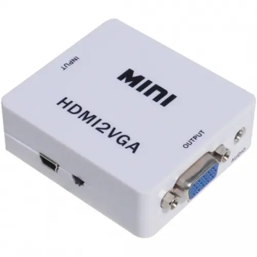 HDMI to VGA Converter With Power (Blue Box)