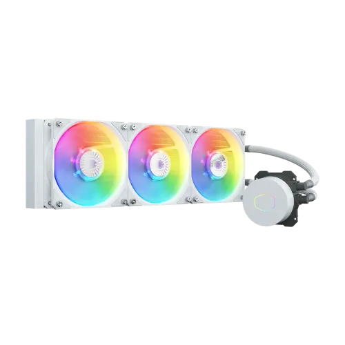 [09297] Cooler Master Masterliquid Ml360L ARGB White Edition V2 Liquid Cooler 