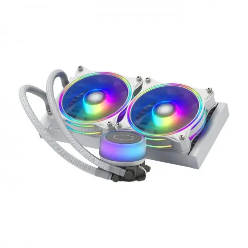 [0013072] Cooler Master MasterLiquid ML240 Illusion White Edition CPU Liquid Cooler 