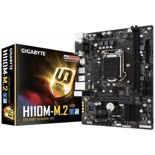 Gigabyte GA-H110M-M.2 DDR4 6th/7th Gen LGA1151 Socket Mainboard 