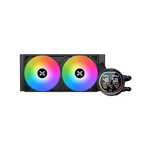 [0013096] Xigmatek LK Pro 240 Digital 240mm ARGB Liquid CPU Cooler with Digital LCD Display 