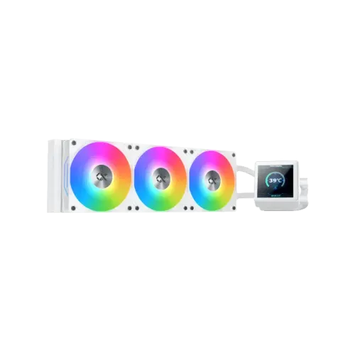 [0013102] Xigmatek Connect 360 Arctic 360mm ARGB Liquid CPU Cooler White with Digital Display 