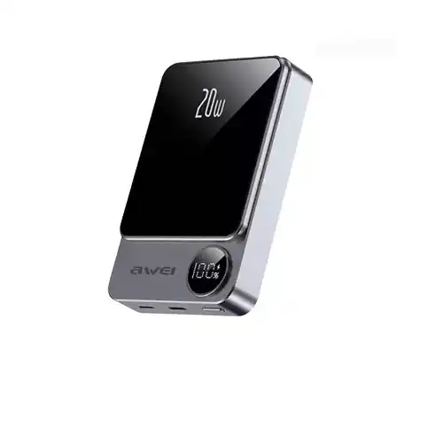 Awei P39K 10000mAh 20W PD Magnetic Wireless Power Bank 