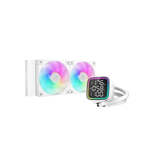 [0013175] DeepCool LD240 WH 240mm ARGB Liquid CPU Cooler With Display 