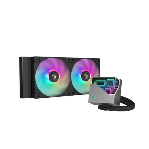 [09385] DeepCool LT240 ARGB 240mm AIO Liquid CPU Cooler 
