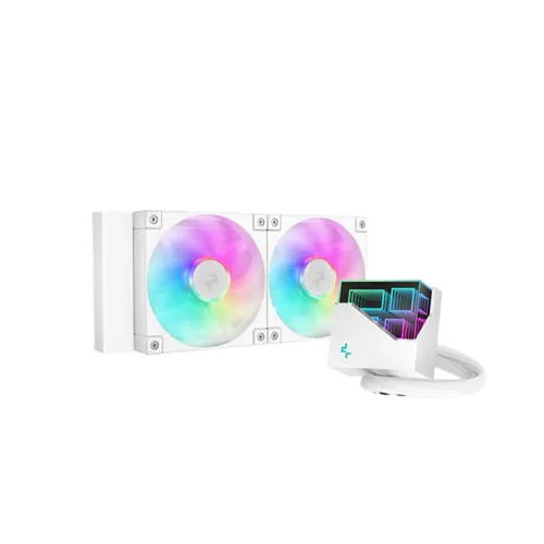 [0013180] DeepCool LT240 WH ARGB 240mm AIO Liquid CPU Cooler 