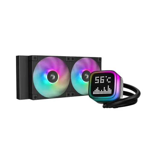 [0013181] DeepCool LP240 240mm ARGB All-in-One Liquid CPU Cooler With Display 