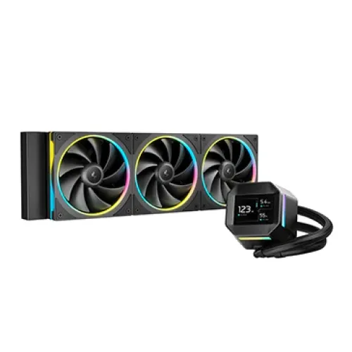 [0013185] DeepCool LM360 ARGB 360mm Liquid CPU Cooler With Display 