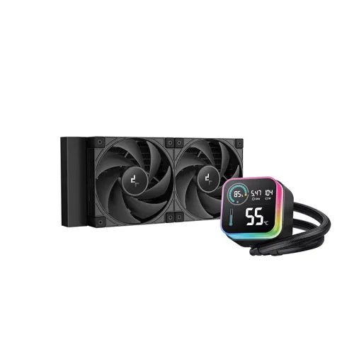 [0013187] DeepCool LQ240 ULTRA ARGB 240mm Liquid CPU Cooler With Display 