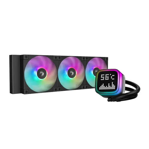 DeepCool LP360 360mm ARGB Liquid CPU Cooler With Display 