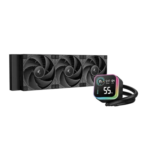 [0013198] DeepCool LQ360 ULTRA 360mm ARGB Liquid CPU Cooler With Display 
