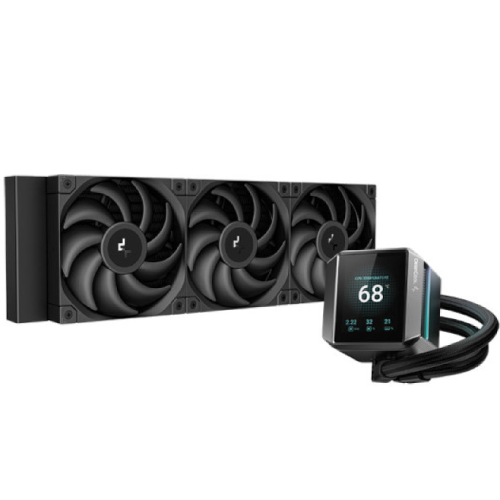 [0013205] DeepCool MYSTIQUE 360 360mm Liquid CPU Cooler with TFT LCD Screen 