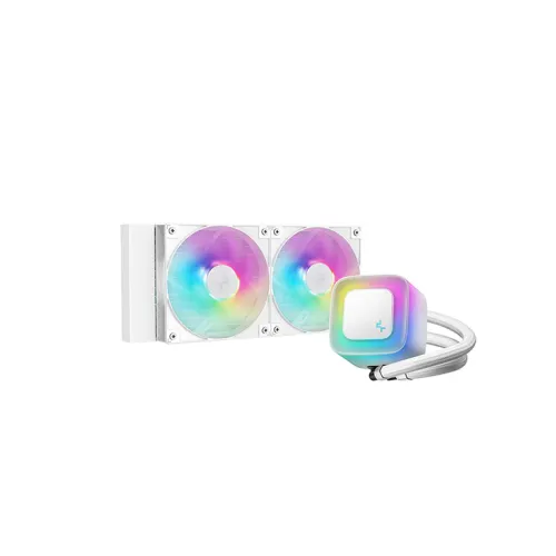 [0013239] DeepCool LE240 V2 240mm ARGB All-in-One Liquid CPU Cooler White 
