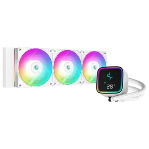 [0013245] DeepCool LS720 SE Digital WH 360mm ARGB Liquid CPU Cooler With Display 