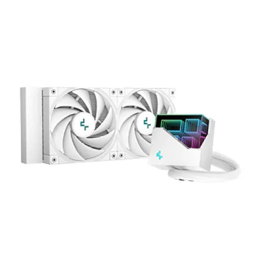 [0013247] DeepCool LT520 WH 240mm RGB High-Performance Liquid CPU Cooler 