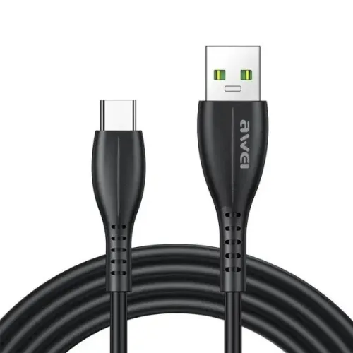 Awei CL-115T USB to Type C Data & Charging Cable Black